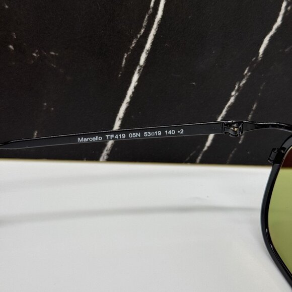 NEW TOM FORD MARCELLO TF419 05N BLACK UNISEX SUNGLASSES TOM FORD FT0419 05N